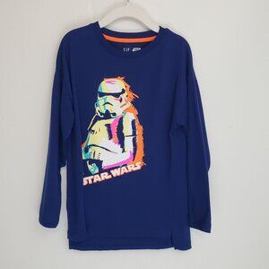 Gap x Star Wars Stormtrooper sleep shirt in Drizzle Blue